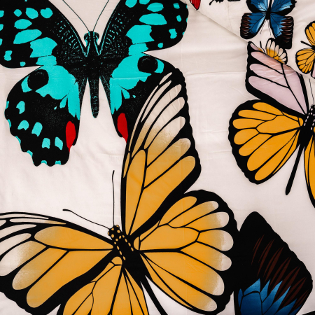Lenjerie de pat digital print 3D (BUTTERFLYES) [1]