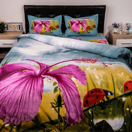 Lenjerii de pat 3D - Lenjerie de pat digital print 3D (MARA G5)