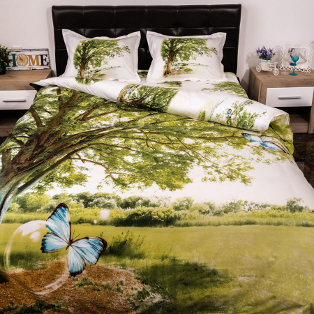 Lenjerii de pat 3D - Lenjerie de pat digital print 3D (TREE)