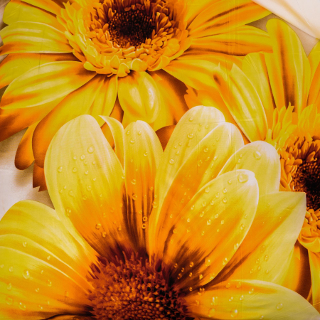Lenjerie de pat digital print 3D (YELLOW FLOWER) [1]