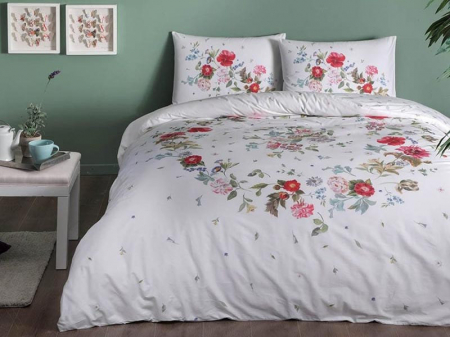 Lenjerie de pat dublu, bumbac 100% ranforce, TAC, Sander rosu [0]