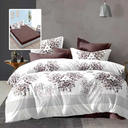 Pucioasa - Lenjerie de pat Economy 6 piese cu husa (ECNH9)