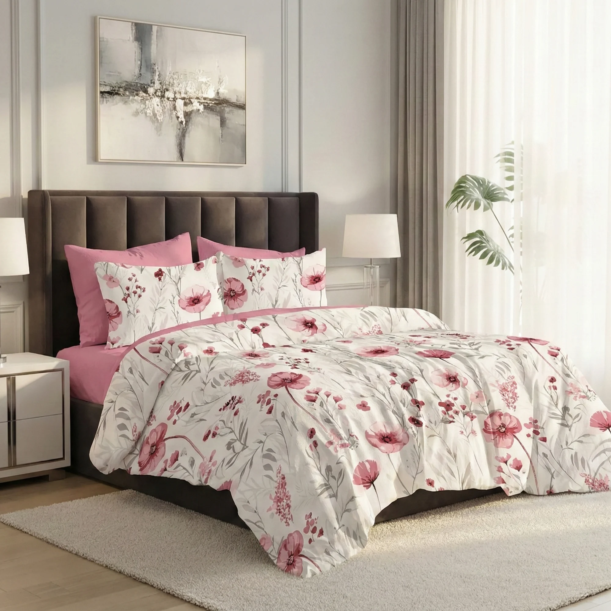 Pucioasa - Lenjerie de Pat ELVO Economy 6 Piese (LEE15)