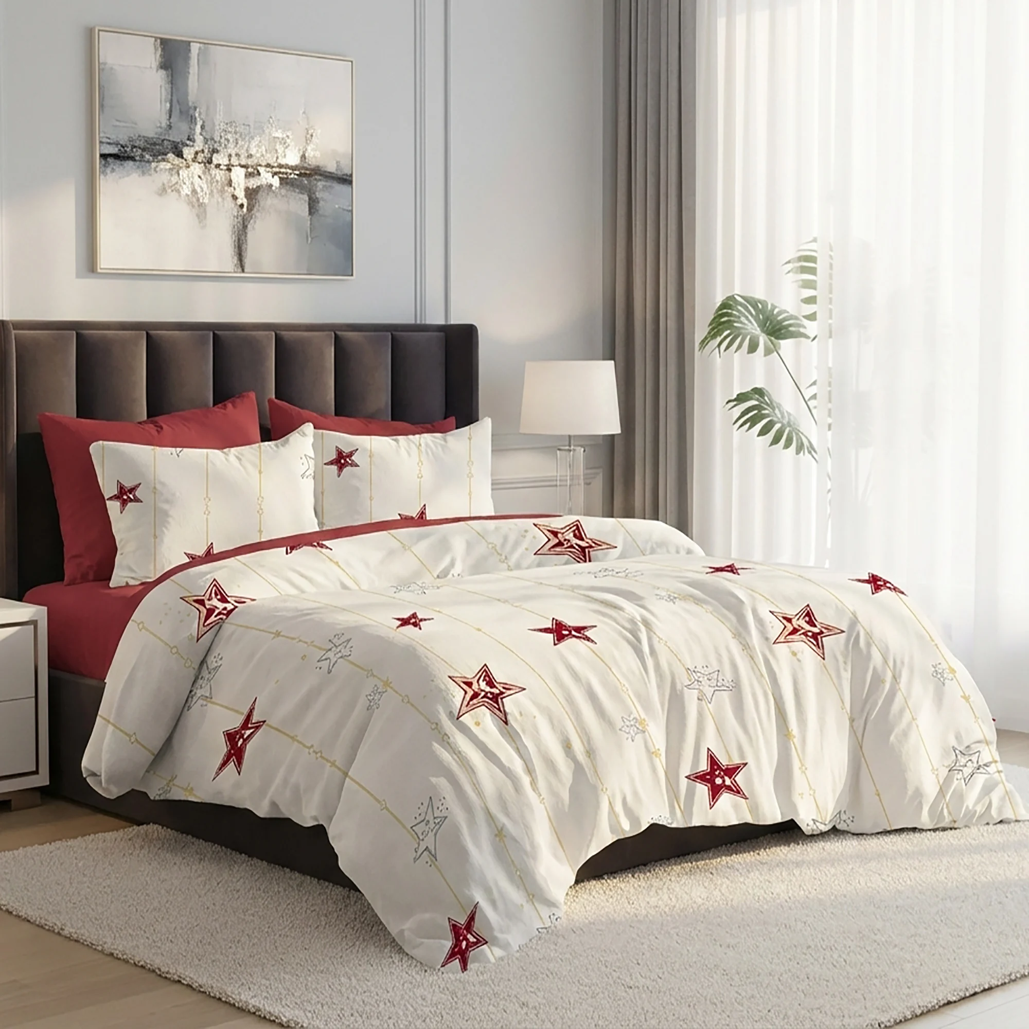 Pucioasa - Lenjerie de Pat ELVO Economy 6 Piese (LEE20)