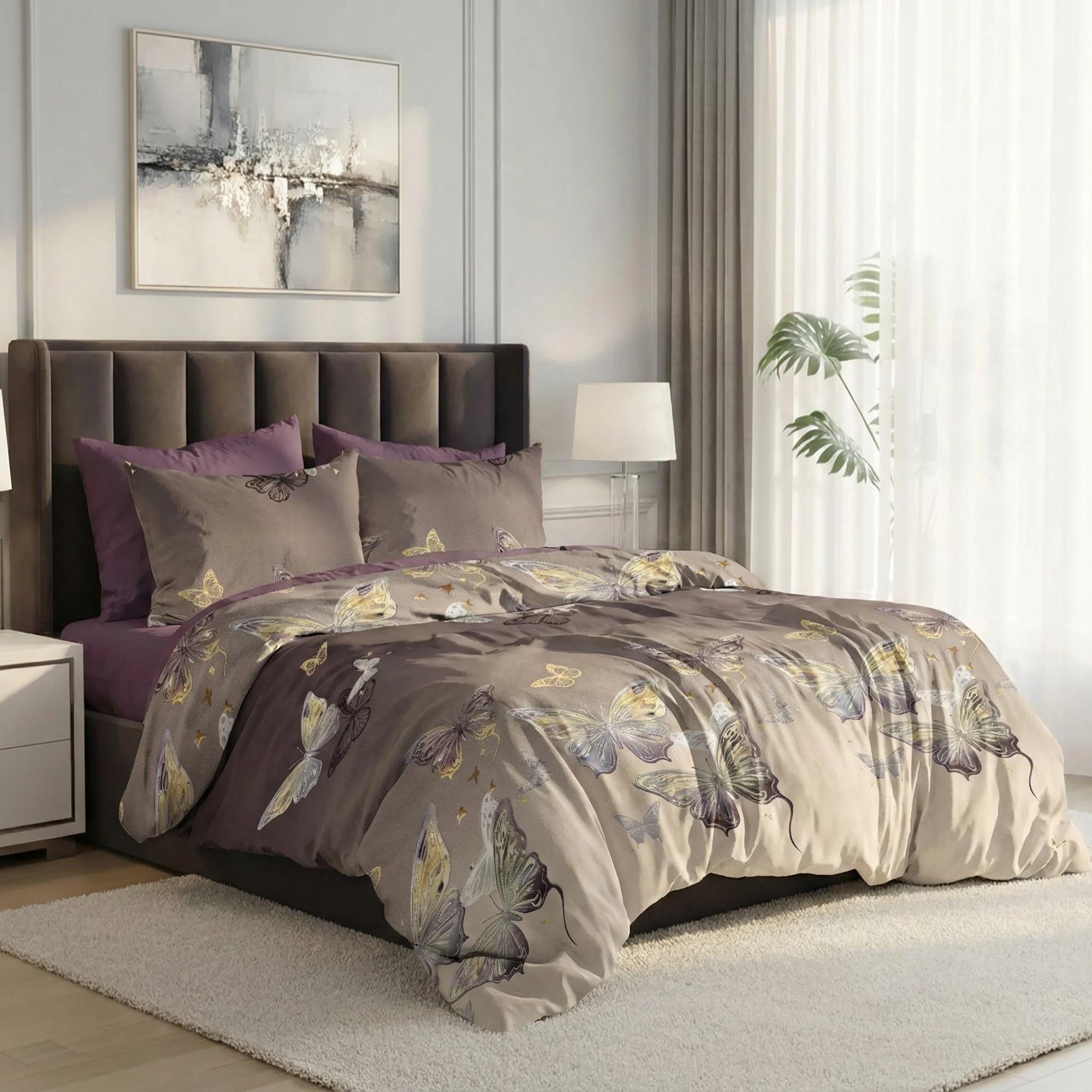 Pucioasa - Lenjerie de Pat ELVO Economy 6 Piese (LEE9)