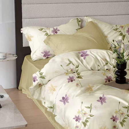 LENJERII DE PAT POLICOTON - Lenjerie de pat Finet 6 piese cu cearsaf