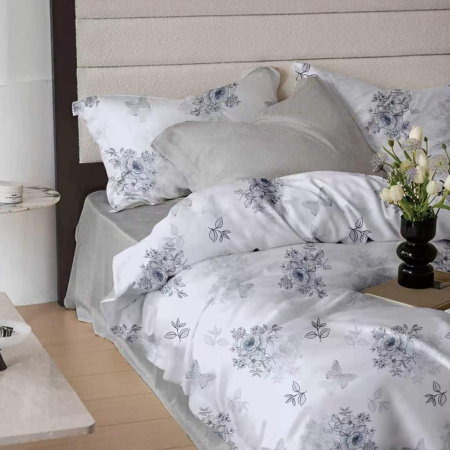 LENJERII DE PAT FINET 6 PIESE - Lenjerie de pat Finet 6 piese cu cearsaf