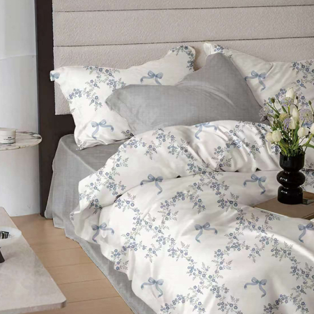 LENJERII DE PAT FINET 6 PIESE - Lenjerie de pat Finet 6 piese cu cearsaf