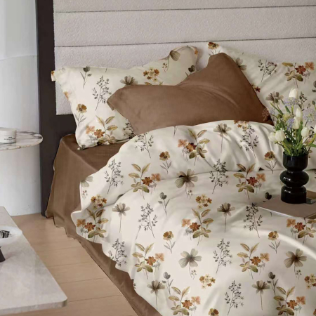 LENJERII DE PAT POLICOTON - Lenjerie de pat Finet 6 piese cu cearsaf