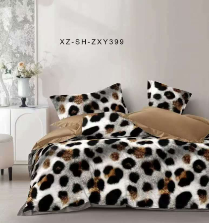 Lenjerii de pat finet 6 piese - Lenjerie de pat finet 6 piese cu husă Animal Print