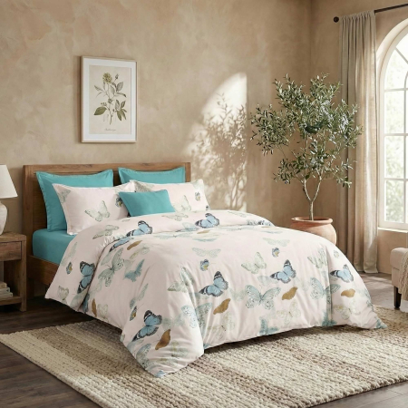 Lenjerii de pat finet 6 piese cu husa - Lenjerie de pat Finet 6 piese cu husa PROMO