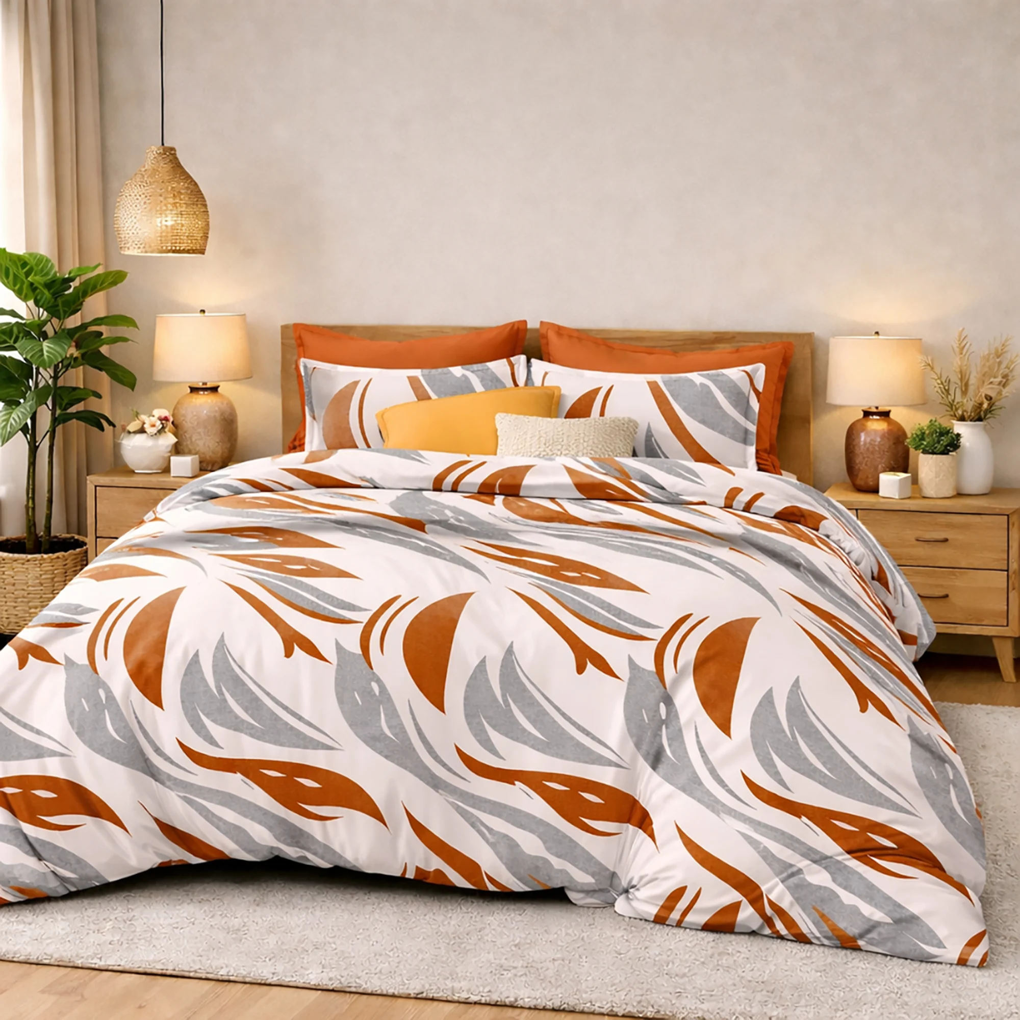 Lenjerii de pat finet 6 piese cu husa - Lenjerie de pat Finet 6 piese cu husa PROMO