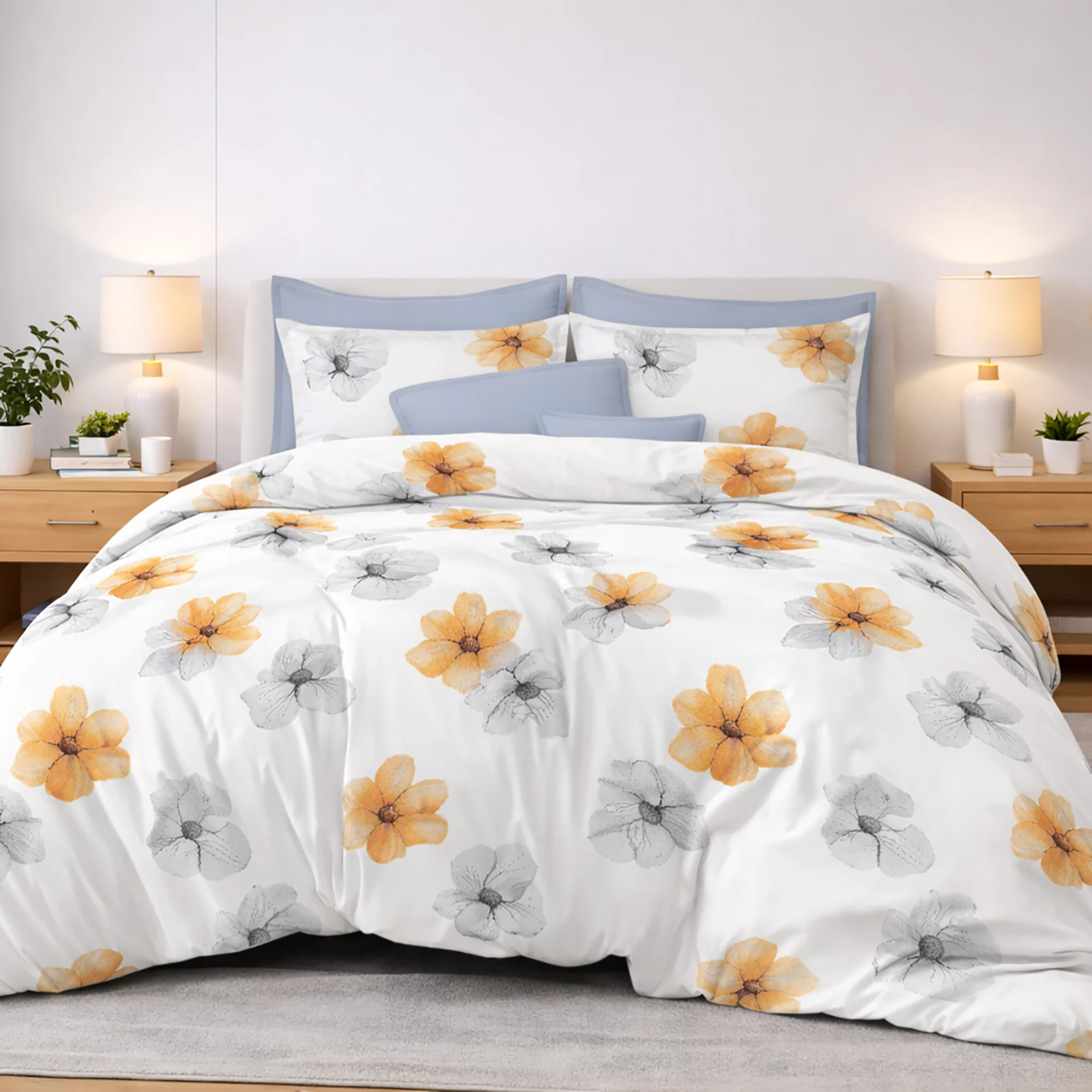 Lenjerii de pat finet 6 piese cu husa - Lenjerie de pat Finet 6 piese cu husa PROMO