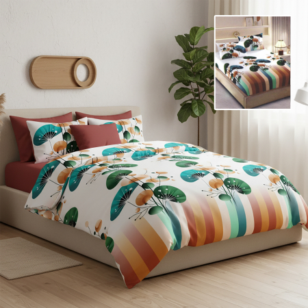 Pucioasa - Lenjerie de pat Finet 6 piese cu husa PROMO