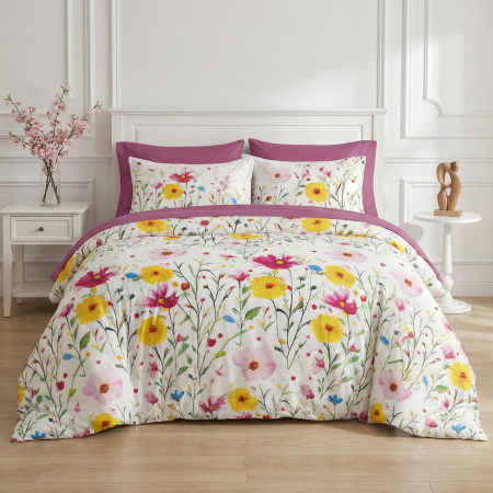 Pucioasa - Lenjerie de pat Finet 6 piese cu husa PROMO