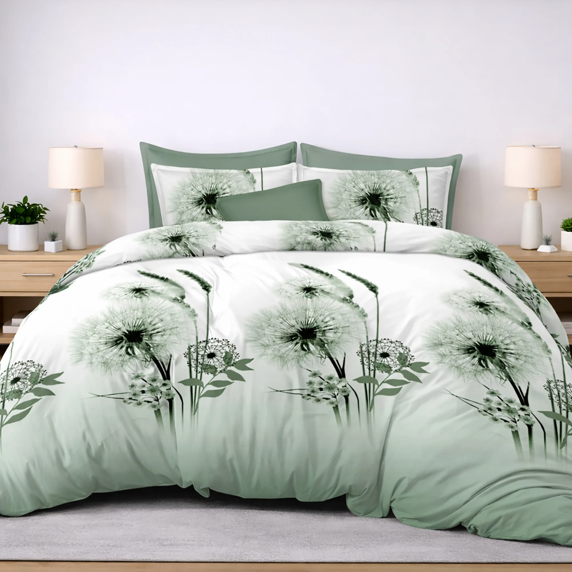 Lenjerii de pat policoton - Lenjerie de pat Finet 6 piese cu husa PROMO