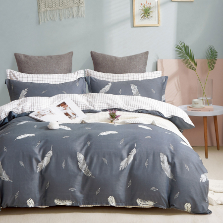 Pucioasa - LENJERIE DE PAT PERCALLE IMPRIMAT (PRC170) - O persoana