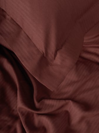 Lenjerie de pat premium lyocell si bumbac 4 piese, Cotton Box, Craft - Claret Red [2]