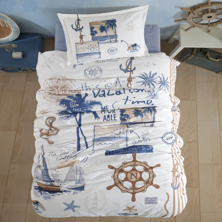 Pucioasa - Lenjerie de pat ranforce 100% bumbac - o persoana (Hawaii)