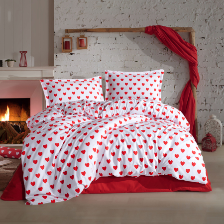 Lenjerii de pat - Lenjerie de pat ranforce Clasy king size (AMOR V2)
