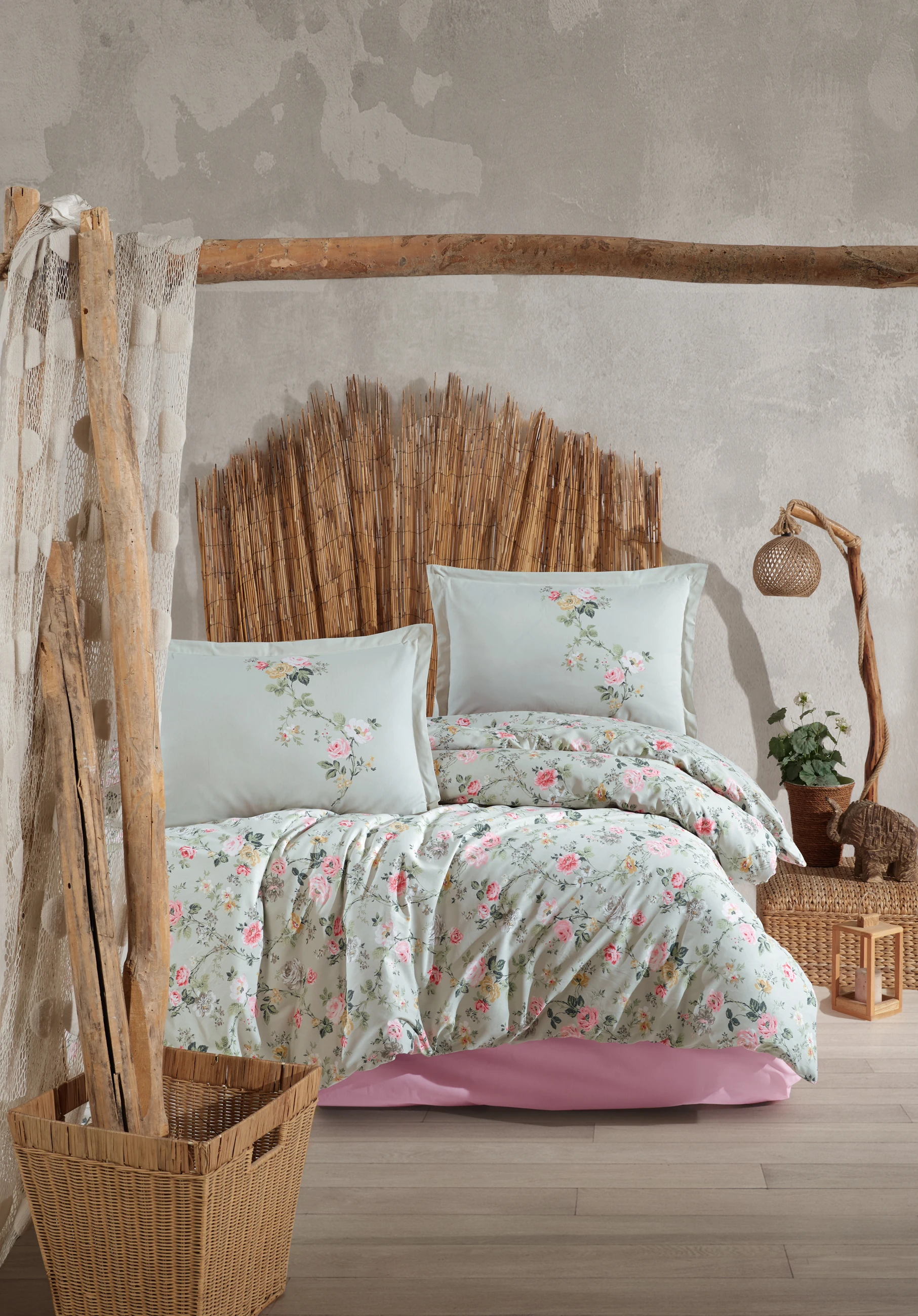 Lenjerii de pat - Lenjerie de pat ranforce Clasy king size (Elara)