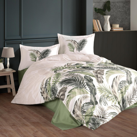 Pucioasa - Lenjerie de pat ranforce Clasy king size (HENA V2)