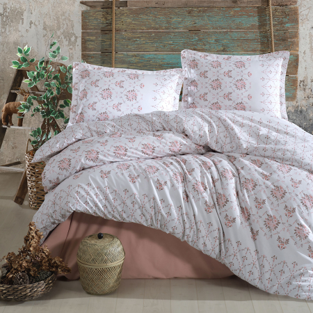 Pucioasa - Lenjerie de pat ranforce Clasy king size (KRISTA)