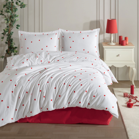 Pucioasa - Lenjerie de pat ranforce Clasy king size (PREMA)