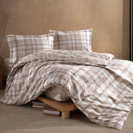 Pucioasa - Lenjerie de pat ranforce Clasy king size (RAVEL)