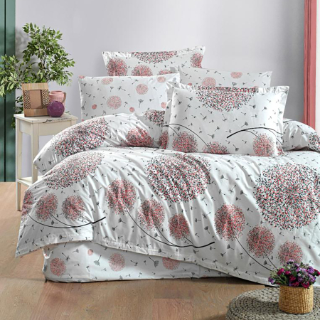 Pucioasa - Lenjerie de pat ranforce Clasy king size (RNF_16)