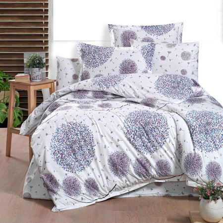 Pucioasa - Lenjerie de pat ranforce Clasy king size (RNF_21)