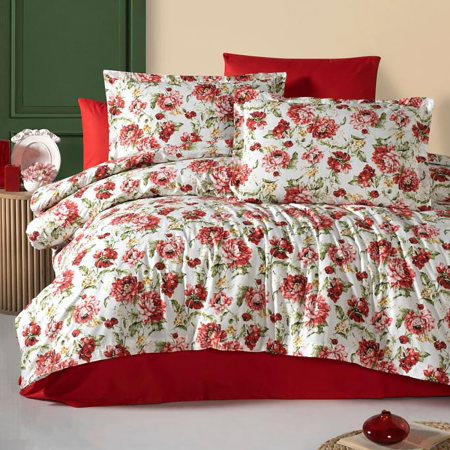 Pucioasa - Lenjerie de pat ranforce Clasy king size (RNF_26)