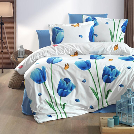 Lenjerii bumbac ranforce - XXL - Lenjerie de pat ranforce Clasy king size (RNF_30)