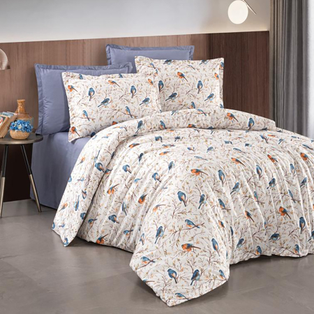 Pucioasa - Lenjerie de pat ranforce Clasy king size (RNF_43)