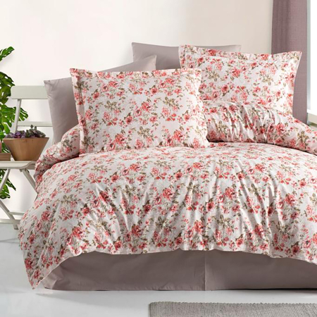 Pucioasa - Lenjerie de pat ranforce Clasy king size (RNF_44)