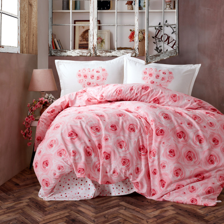 Pucioasa - Lenjerie de pat ranforce Clasy king size (ROMAN)