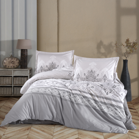 Lenjerii de pat - Lenjerie de pat ranforce Clasy king size (VINTA)