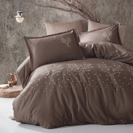 Pucioasa - Lenjerie de pat ranforce Clasy king size (ZEPLIN)