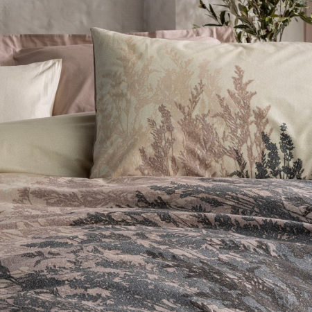 Lenjerie de pat ranforce, două persoane, bumbac 100%, Cotton Box, Lindon - Beige [1]