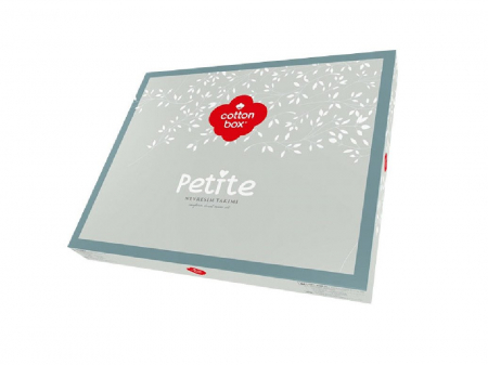 Lenjerie de pat ranforce, două persoane, bumbac 100%, Cotton Box, Just - Beige [3]