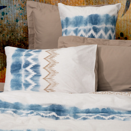 Lenjerie de pat ranforce, două persoane, bumbac 100%, Cotton Box, Nora - Brown [1]