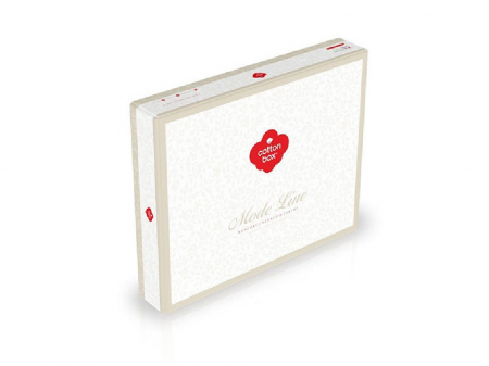 Lenjerie de pat ranforce, două persoane, bumbac 100%, Cotton Box, Merri - Beige [2]