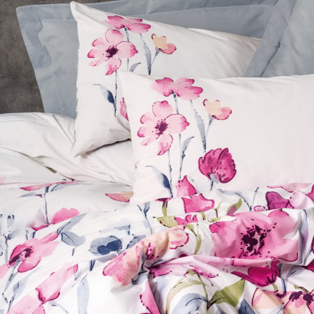 Lenjerie de pat ranforce, două persoane, bumbac 100%, Cotton Box, Carla - Grey [1]