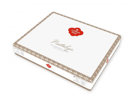 Lenjerie de pat ranforce, 6 piese, bumbac 100%, Cotton Box, Beka - Salmon [2]