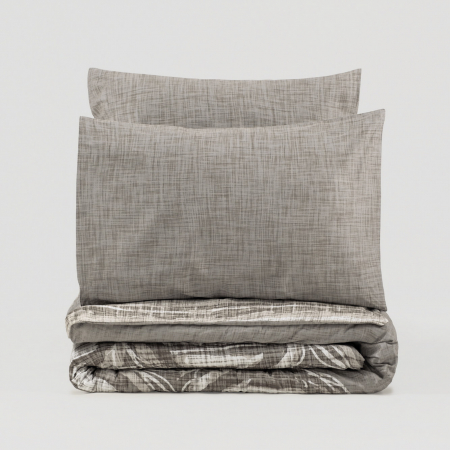 Lenjerie de pat ranforce, două persoane, bumbac 100%, Cotton Box, Root - Mink [2]