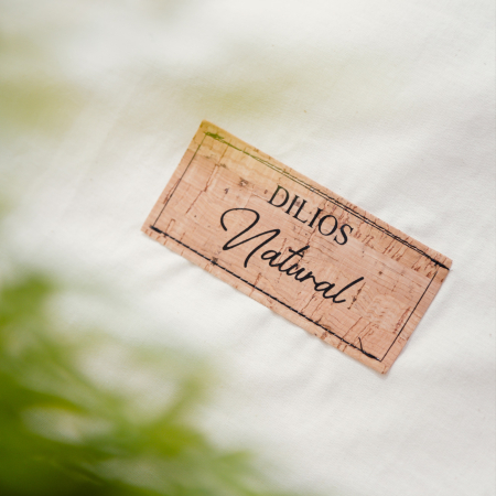 Cearceaf de pat ranforce, bumbac 100%, Dilios, două persoane Natural Light [2]