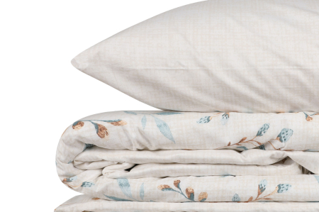 Lenjerie de pat ranforce, o persoana, bumbac 100%, Cotton Box, Lendell - Mint [4]