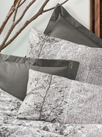 Lenjerie de pat ranforce, o persoana, bumbac 100%, Cotton Box, Odin - Brown [1]