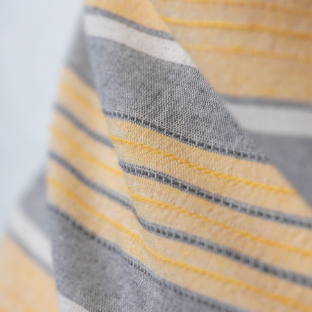 Lenjerie de pat ranforce policotton, două persoane, Cotton Box, Tribus - Yellow [3]