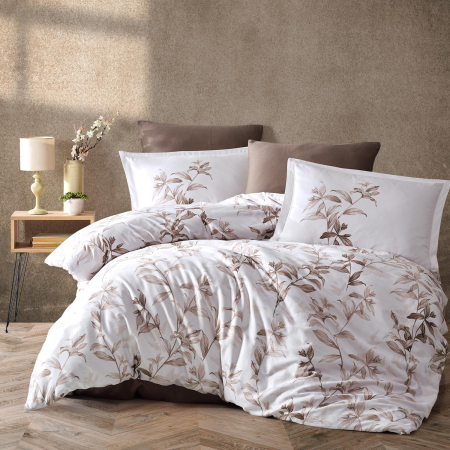 Lenjerii bumbac satin Premium - Lenjerie de pat satin Clasy king size (MASS V1)